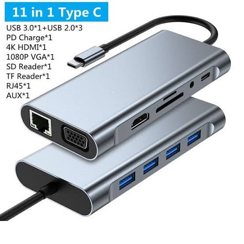 Type-C to Hdmi 11 in 1 Adapter
