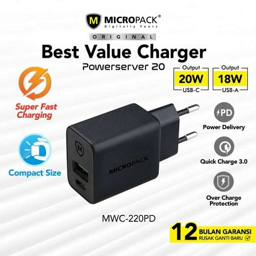 MICROPACK MWC-220PD FAST CHARGER