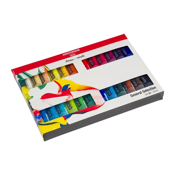 Amsterdam Standard Series Acrylic paint General Selection Set | 24 x 20 ml