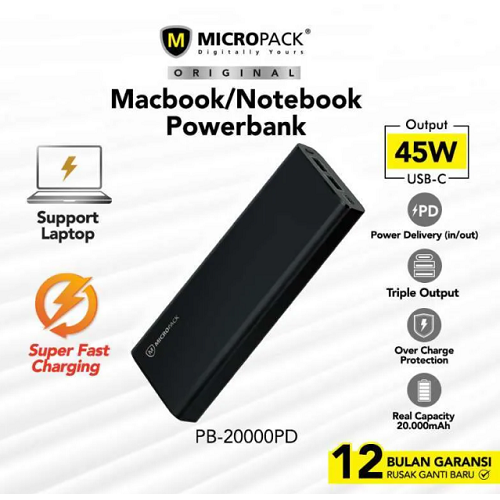 Micropack Laptop PD Smart 20000MAH Power Bank