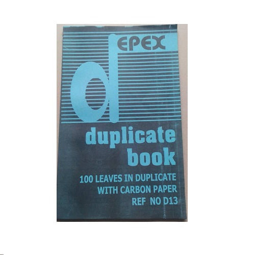Epex Duplicate Book D13