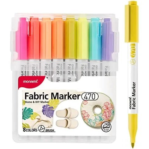 Monami Fabric Marker 470 - Set B