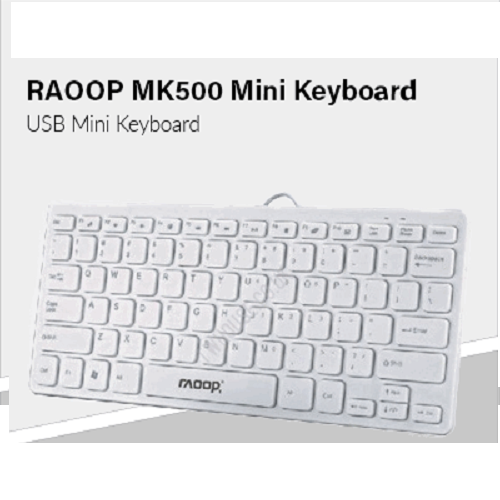 Raoop MK500 Mini Wired Keyboard