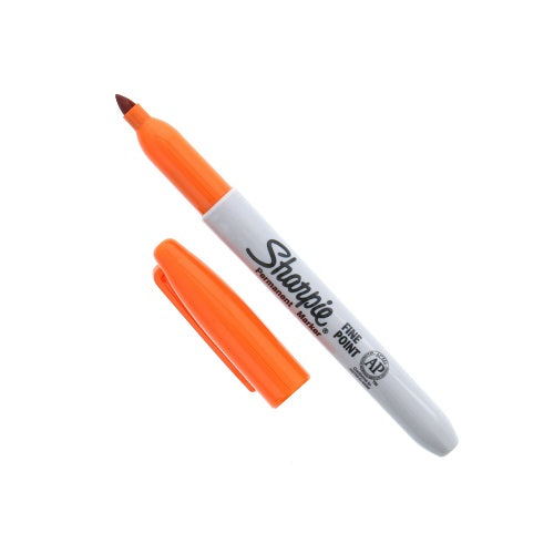 Sharpie Permanent Markers Fine Tip Orange