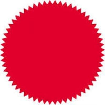 100 PC Red Legal Seal- Nla