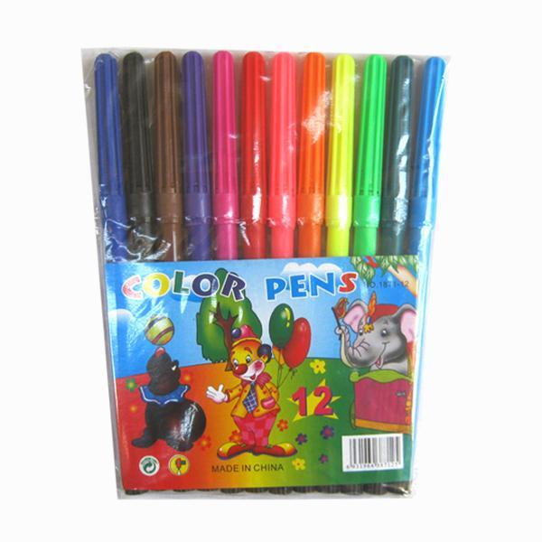 Junior Color Felt Pens - 12 pieces
