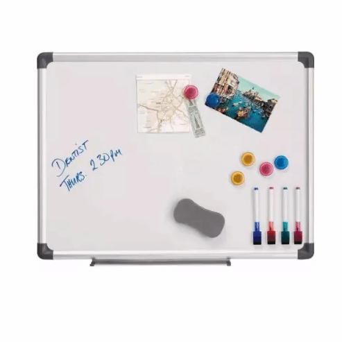 Magnetic white marker board + Accessories 3x4