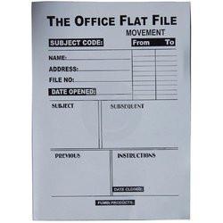 Office Flat File - 12pcs