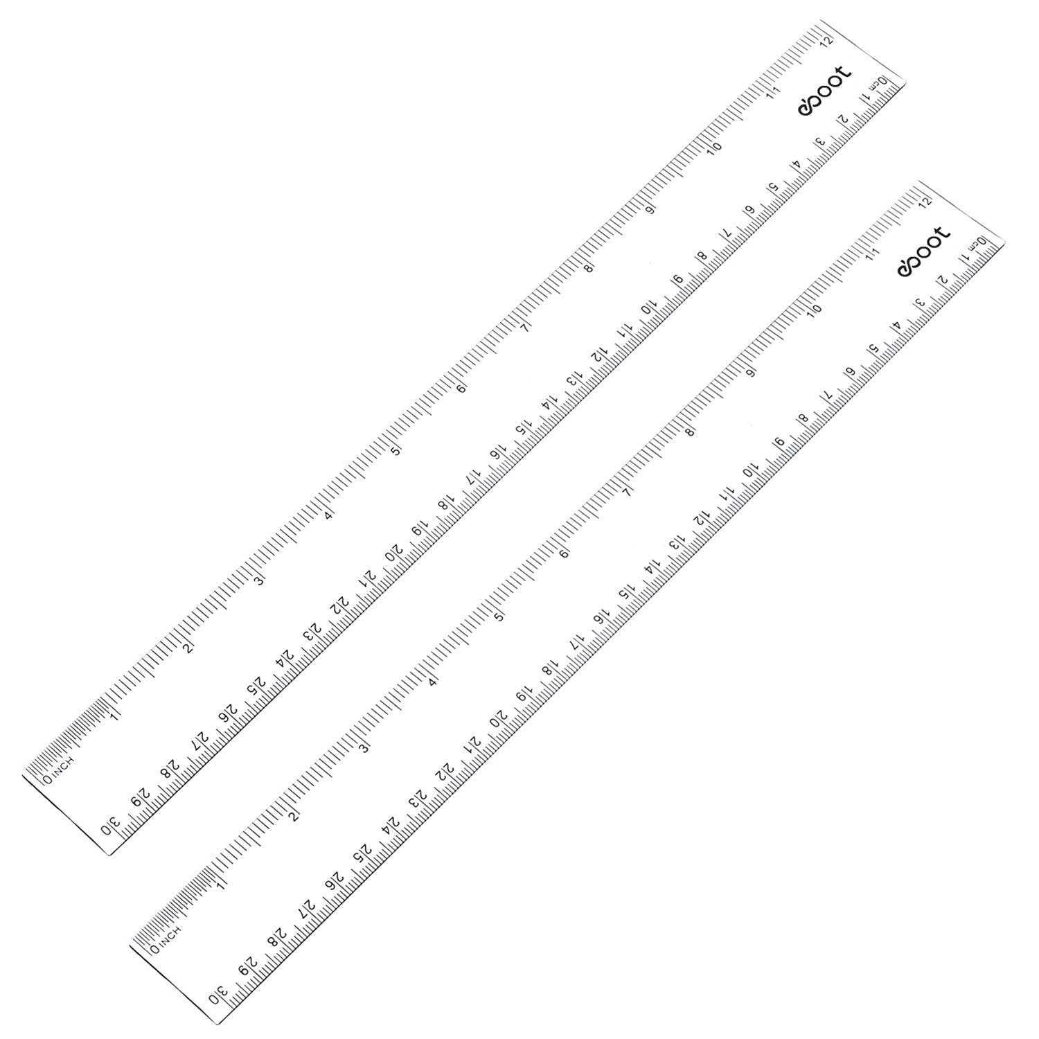 Transparent Plastic Ruler - 30cm
